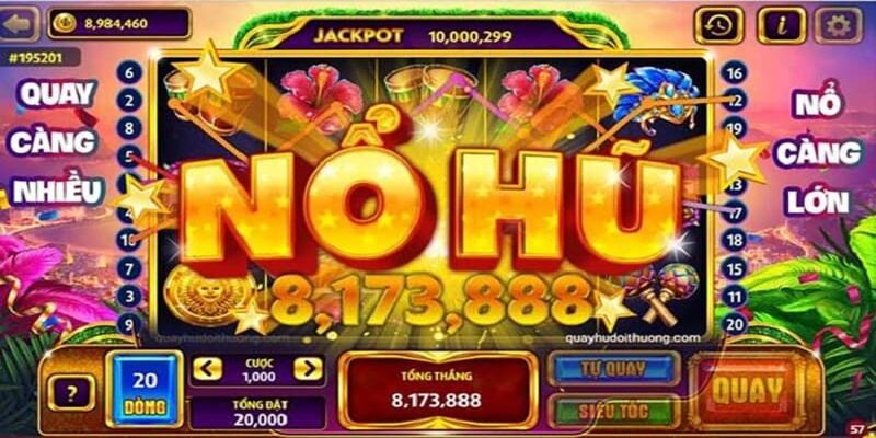 Giới thiệu về slot game – Siêu nổ hũ tại 888B