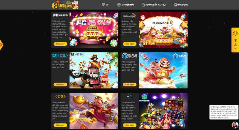 Quay nổ hũ 888B