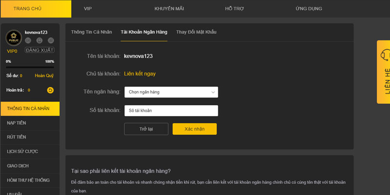 Hình thức rút tiền 888b qua ngân hàng phổ biến nhất