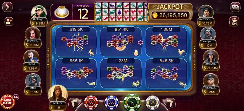 kinh nghiệm đánh bầu cua tôm cá