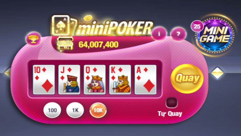 Tổng quan về game mini poker