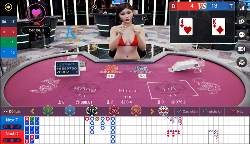 Bí quyết chơi Rồng Hổ Online