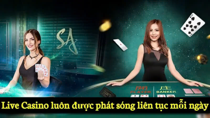 Sảnh AE Sexy cung cấp live Casino với nhiều trò chơi